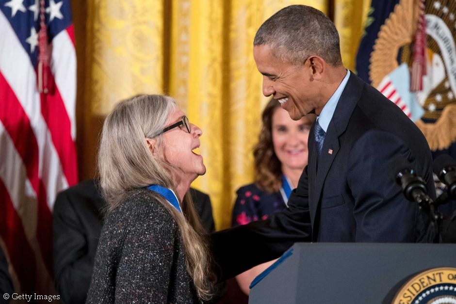 Margaret Hamilton avec Obama